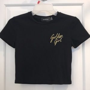 MINKPINK Cropped T-Shirt